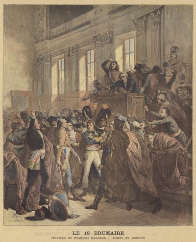 18 Brumaire av Francois Bouchot