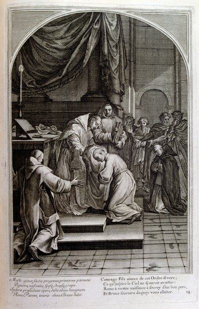 Gravyr av Francois Chauveau 1680 
