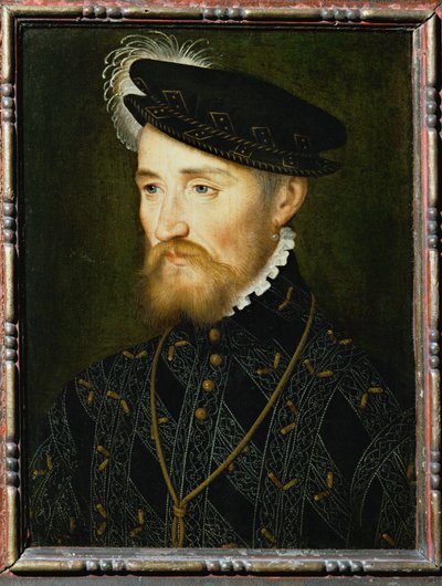 Francois de Lorraine, hertig av Guise... av François Clouet