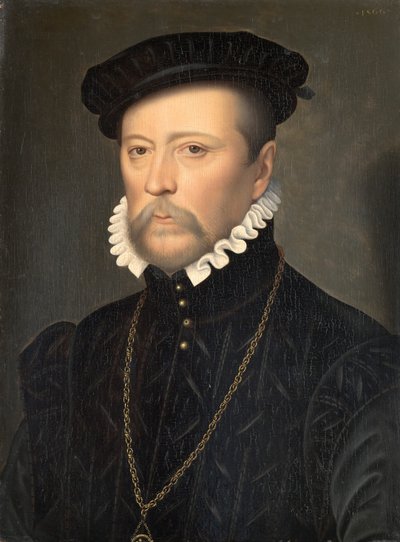 Porträtt av François de Scépeaux av François Clouet