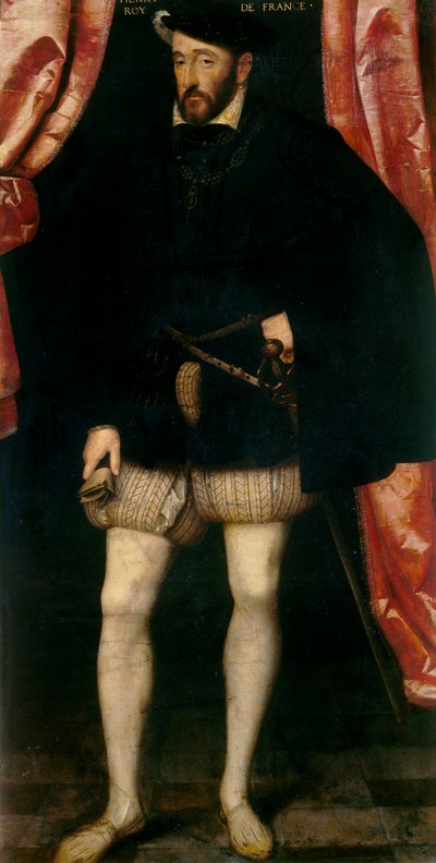 Porträtt av Henri II av Frankrike av François Clouet