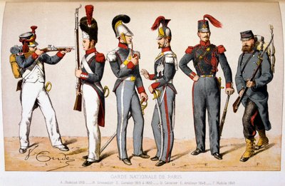 Paris nationalgarde av Francois Cudet