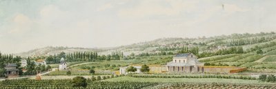 En tågstation i utkanten av Paris, 1846 av Francois Debret