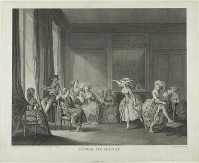 Dansskola av Francois Dequevauviller
