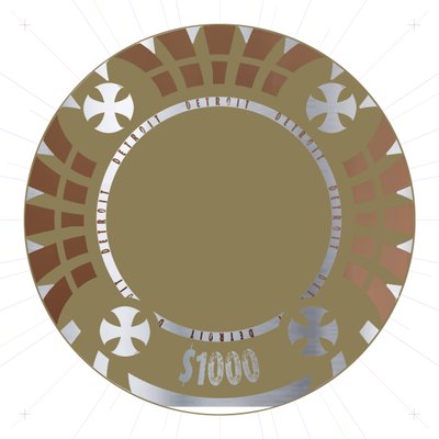 PokerChip, 2015, digitalt av Francois Domain