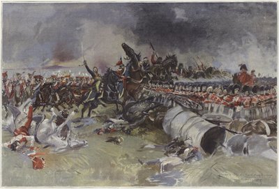 Slaget vid Waterloo av Francois Flameng