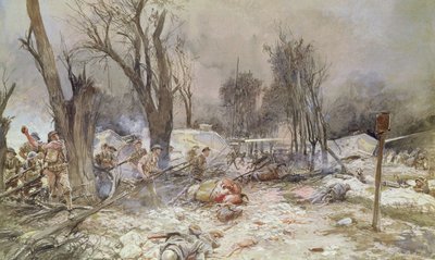 Offensiven vid Saint-Pierre-Aigle, juli 1918 av Francois Flameng