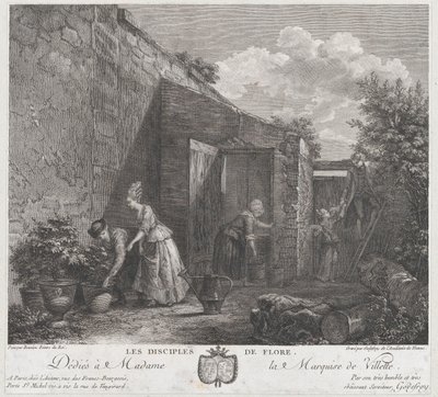 Florans lärjungar, 1778. av Francois Godefroy
