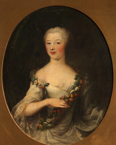Porträtt av en kvinna, 1786 av Francois Hubert Drouais