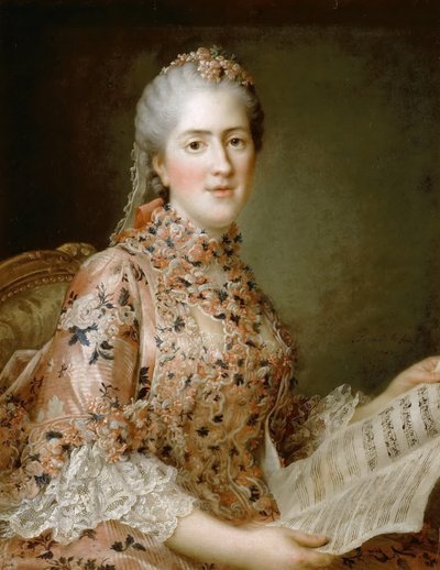 Prinsessan Sophie av Frankrike 1734-1782 av Francois Hubert Drouais