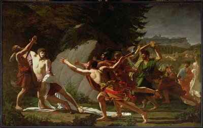 Caius Gracchus död (ca 159-121 f.Kr.) 1792-97 av Francois Jean Baptiste Topino Lebrun