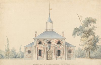 En höjd för den projekterade kvarnen i Méréville, n.d. av Francois-Joseph Belanger