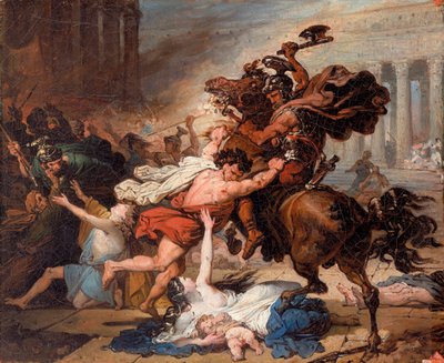 Förstörelsen av Jerusalem av romarna av François Joseph Heim