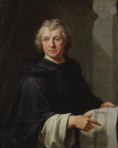 Porträtt av broder Francois Romain av Francois Jouvenet