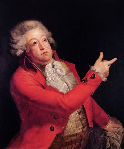 Honore Gabriel Riqueti (1749-91) greve av Mirabeau, ca 1790 av Francois Louis Lonsing