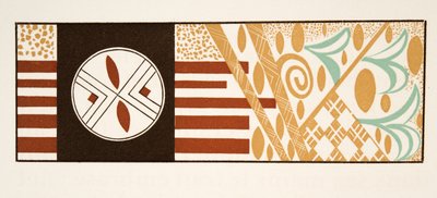 Grafisk illustration från Prometheus Enchained av Aeschylus, pub. 1941 (stenciltryck) av Francois Louis Schmied