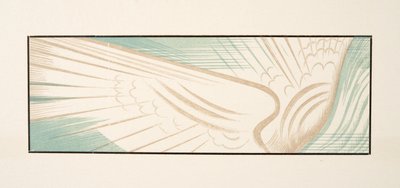 Grafisk illustration från Prometheus Enchained av Aeschylus, pub. 1941 (stenciltryck) av Francois Louis Schmied