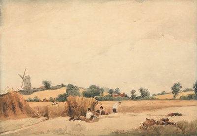 Skörd av Francois Louis Thomas Francia
