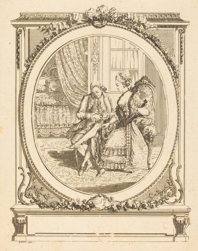 strumpebandet av Francois Marie Isidore Queverdo