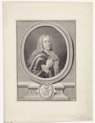 Porträtt av Dimitrie Cantemir (1673-1723) av Francois Morellon la Cave