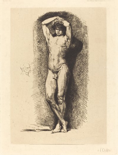 Manlig akademi av Francois Nicolas Chifflart