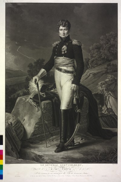 Baron de Chabanais Colbert (akvatint) av Francois Pascal Simon Baron Gerard
