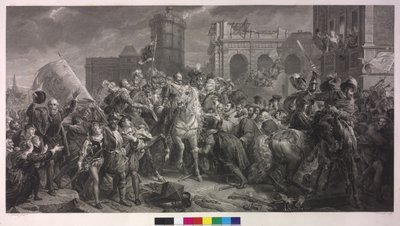 Henrik IV av Frankrike i Paris den 22. mars 1594 av Francois Pascal Simon Baron Gerard