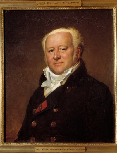 Porträtt av Baron Jean Nicolas Corvisart-Desmaretz (Corvisart Desmaretz av Baron François Pascal Simon Gérard