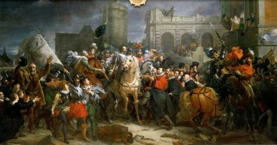 Henrik IV:s inträde i Paris 22 mars 1594 av Francois Pascal Simon Gerard