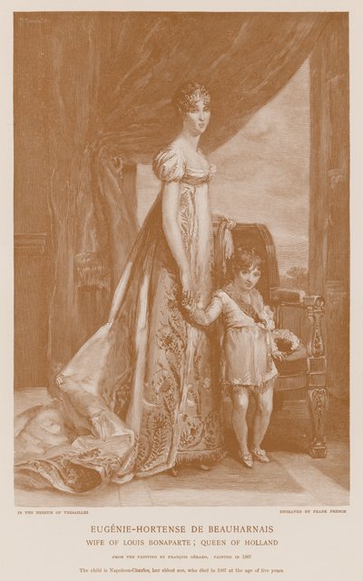 Eugene-Hortense de Beauharnais och Napoleon-Charles av Francois Pascal Simon Gerard