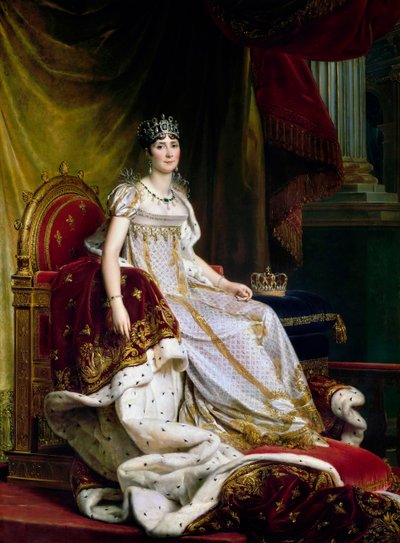 Joséphine de Beauharnais, Napoléon Bonapartes första fru 1763-1814 i kröningsdräkt, 1807-1808 av Francois Pascal Simon Gerard