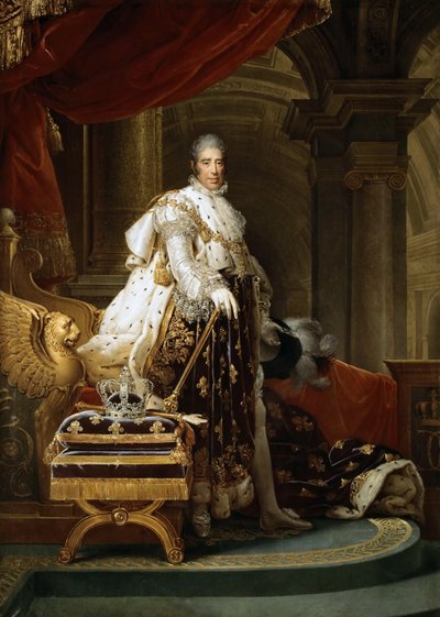 kung Karl X av Frankrike av Francois Pascal Simon Gerard