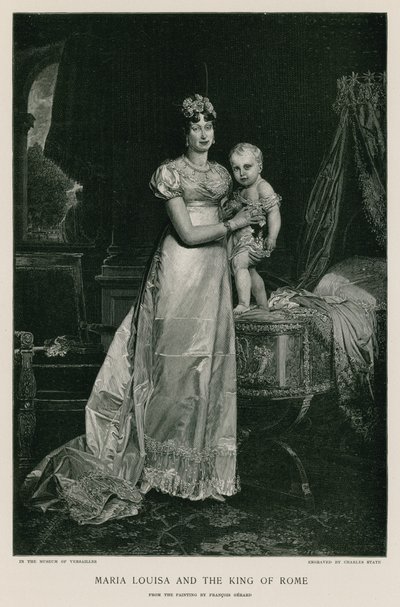 Maria Louisa och kungen av Rom av Francois Pascal Simon Gerard