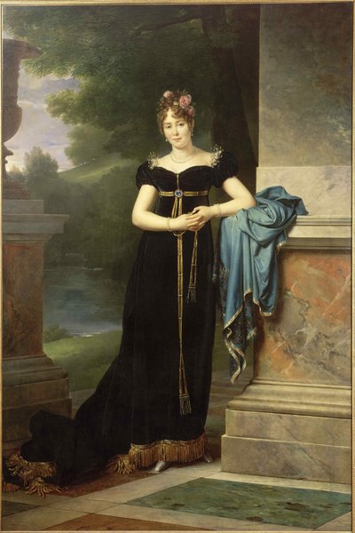 Porträtt av grevinnan Marie Walewska 1786-1817, ca. 1810. av Francois Pascal Simon Gerard