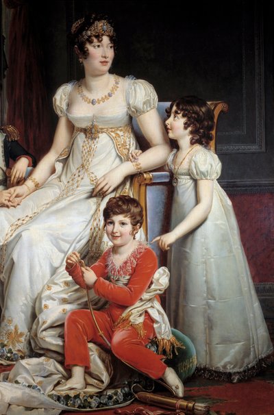 Porträtt av Marie-Annonciade känd som Caroline Bonaparte av Francois Pascal Simon Gerard