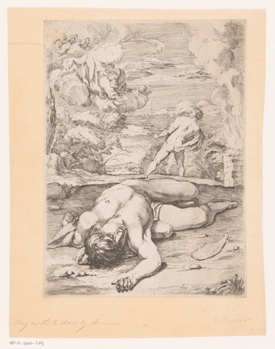 Kain dödar Abel av Francois Perrier