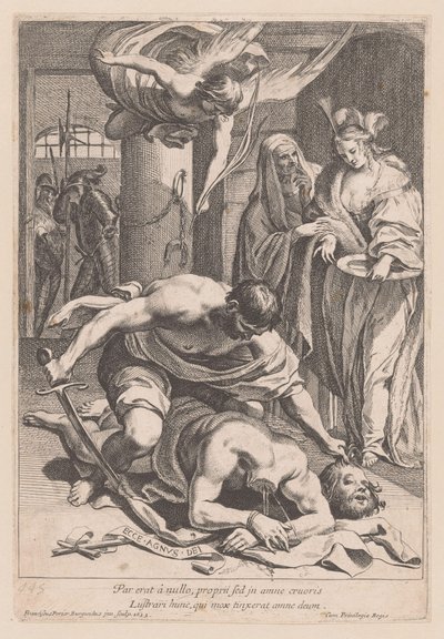 Halshuggning av Johannes Döparen Par erat â nullo (...) (titel på objekt) av Francois Perrier