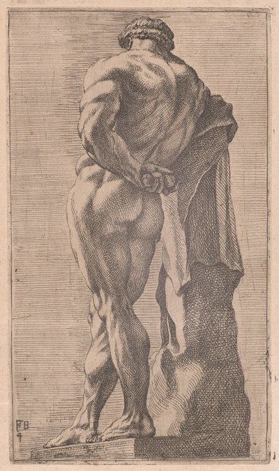 Farnese Hercules, sedd bakifrån [skylt 4] av Francois Perrier
