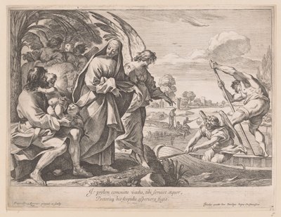 Flyg till Egypten J problemkommitté vadis (...) (titel på objekt) av Francois Perrier