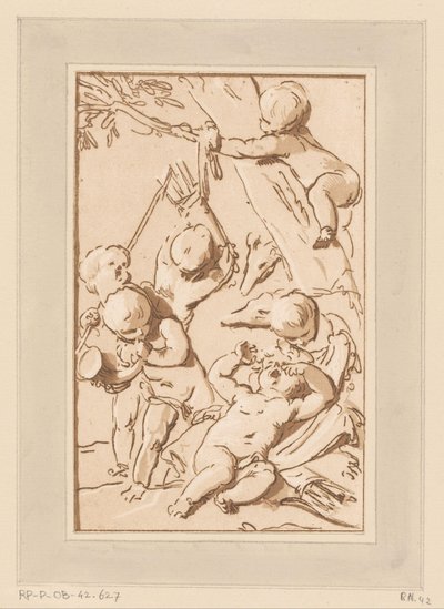 Amors i vila efter jakten av Francois Philippe Charpentier
