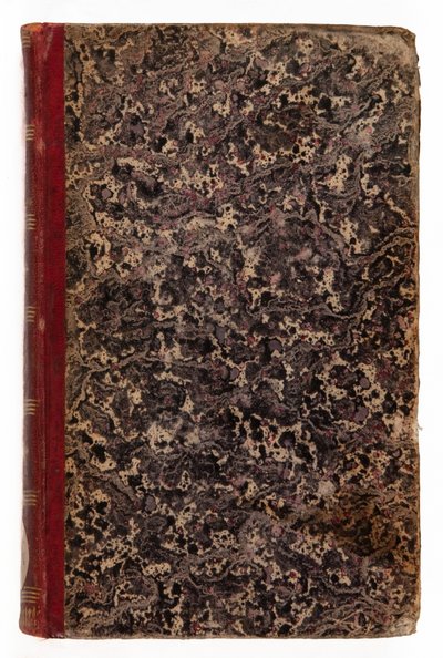Genie du Christianisme, 1802 (läder och marmorerat papper) av Francois Rene Vicomte de Chateaubriand