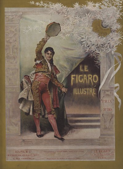 Omslag till Le Figaro Illustre, 1 december 1887 av Francois Schommer