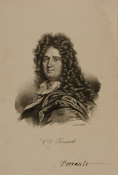 Porträtt av Charles Perrault (1628-1703) av Francois Seraphin Delpech