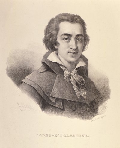 Porträtt av Fabre dEglantine (1750-94), 1825 av Francois Seraphin Delpech