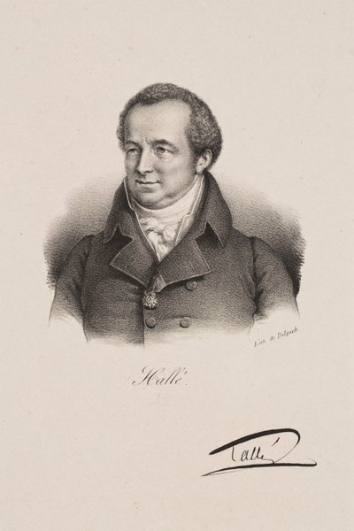 Porträtt av Karl Halle av Francois Seraphin Delpech