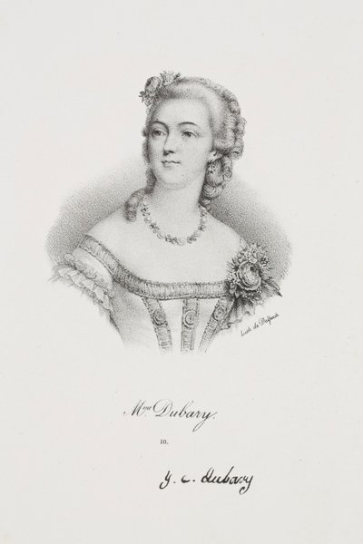 Porträtt av Madame Dubary av Francois Seraphin Delpech