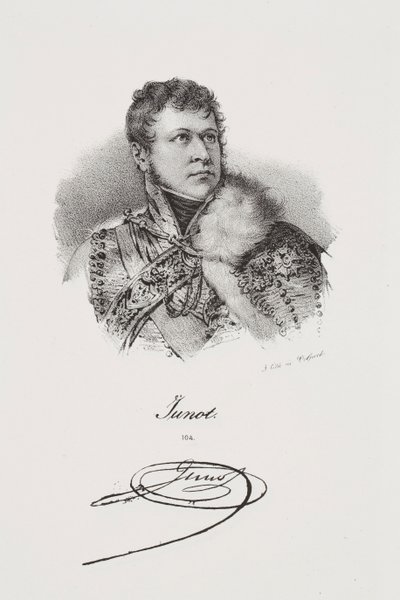 Porträtt av general Jean-Andoche Junot av Francois Seraphin Delpech