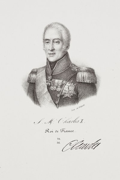 Porträtt av kung Karl X av Francois Seraphin Delpech
