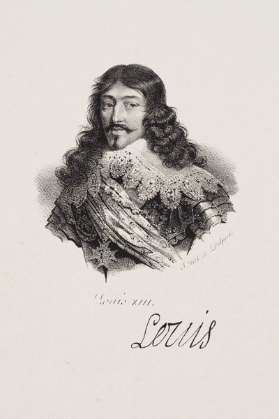 Porträtt av kung Ludvig XIII av Francois Seraphin Delpech