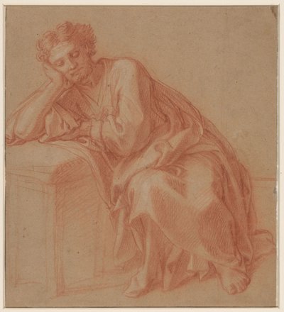 Studie av en vilande man av Francois Verdier